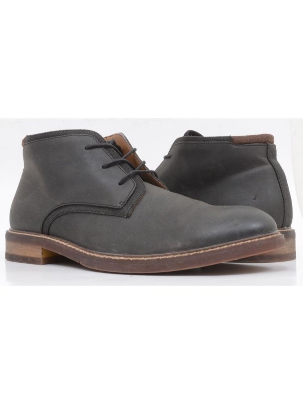 Seven 91 Mens US 9 Flambeau Leather Chukka Ankle Lace-up Boots Dress Formal